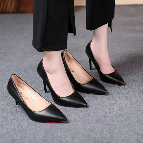 Elegant Pointed Toe Stiletto Pumps for Women - Office and Career Essentials